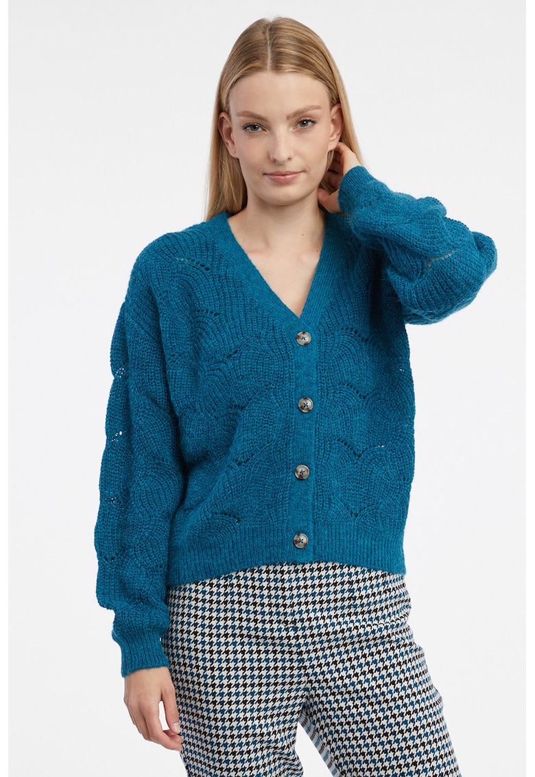 Cardigan lejer cu nasturi