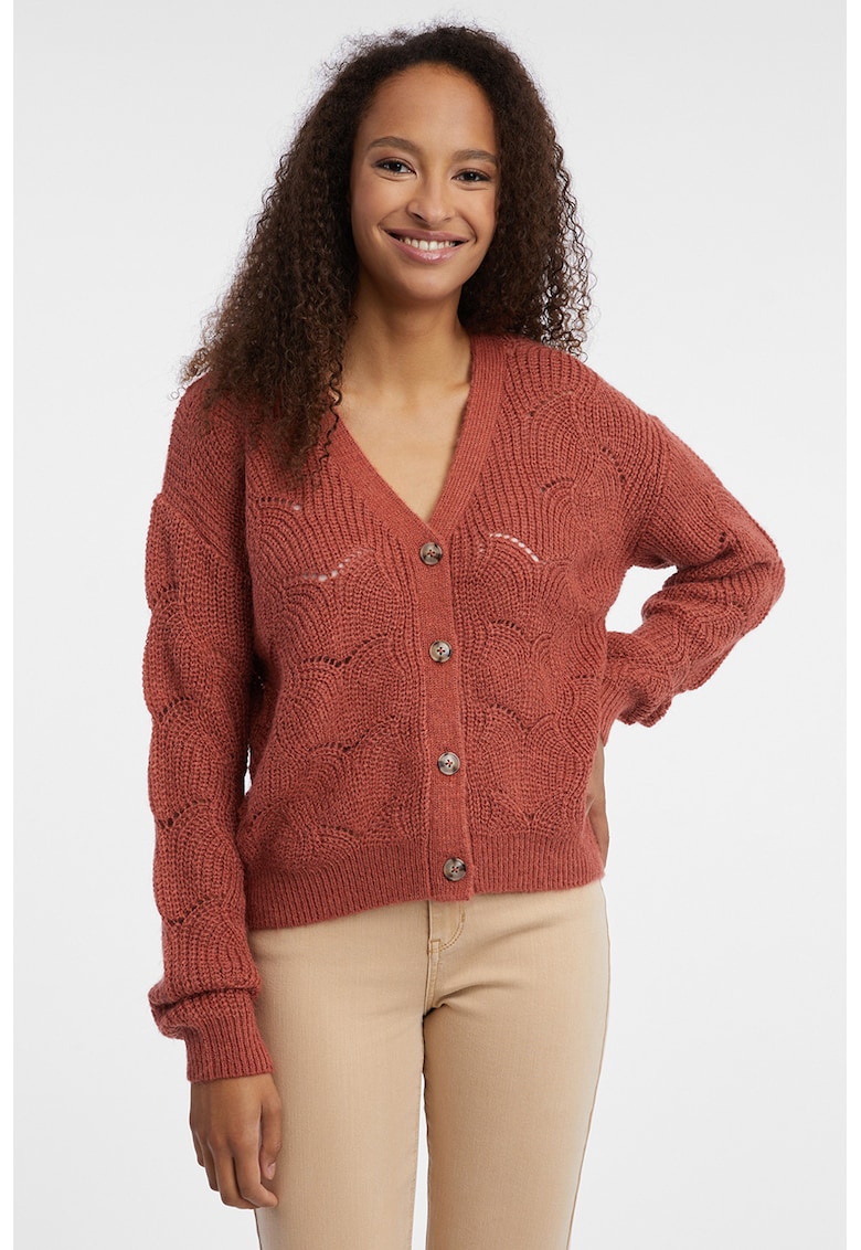 Cardigan lejer cu nasturi