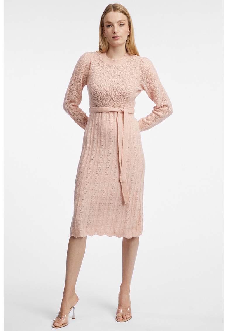 Rochie midi din tricot