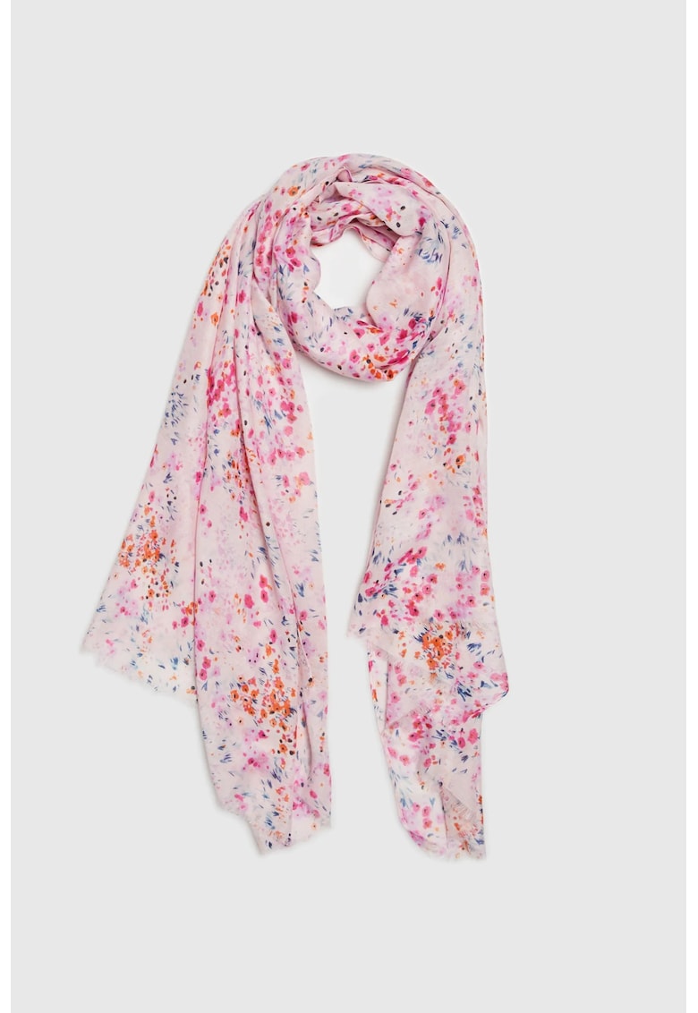 Esarfa - roz - floral