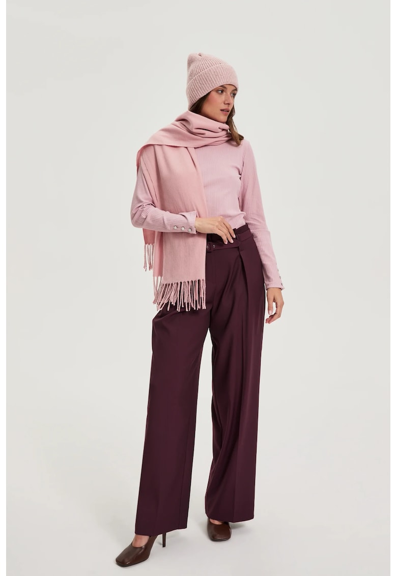 Sal cu franjuri roz ONE SIZE