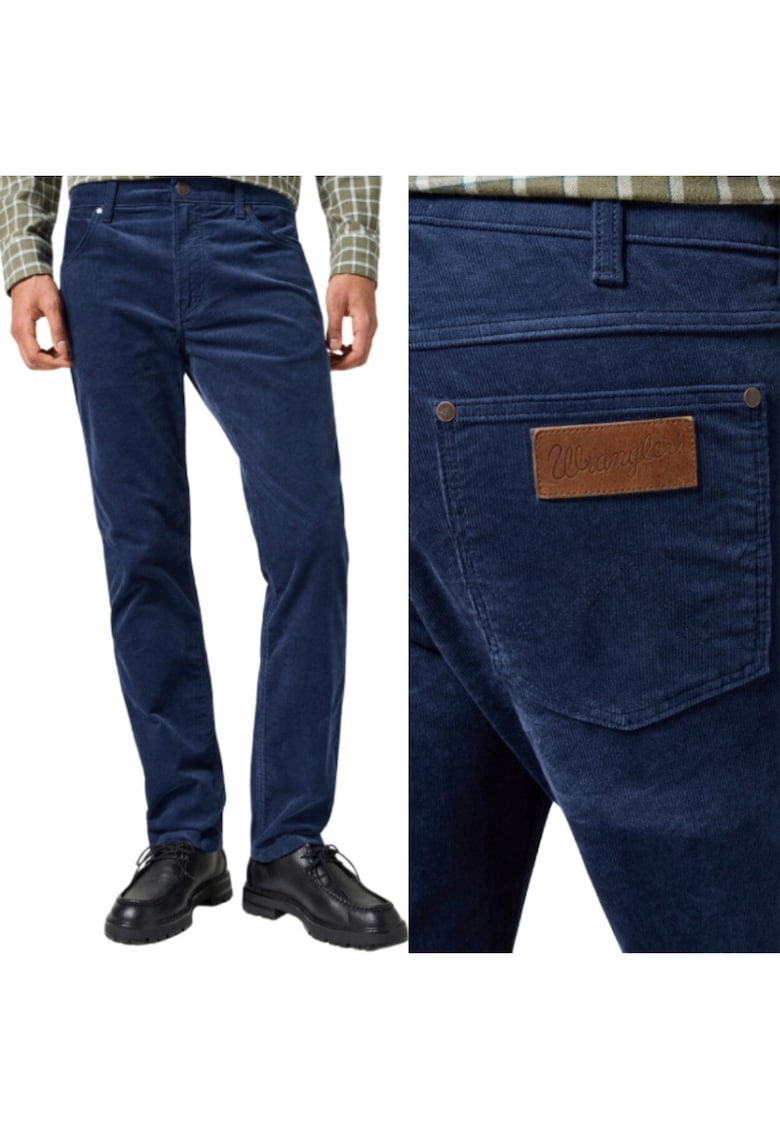 Wrangler Pantaloni drepti Greensboro albastru - W38 - Albastru