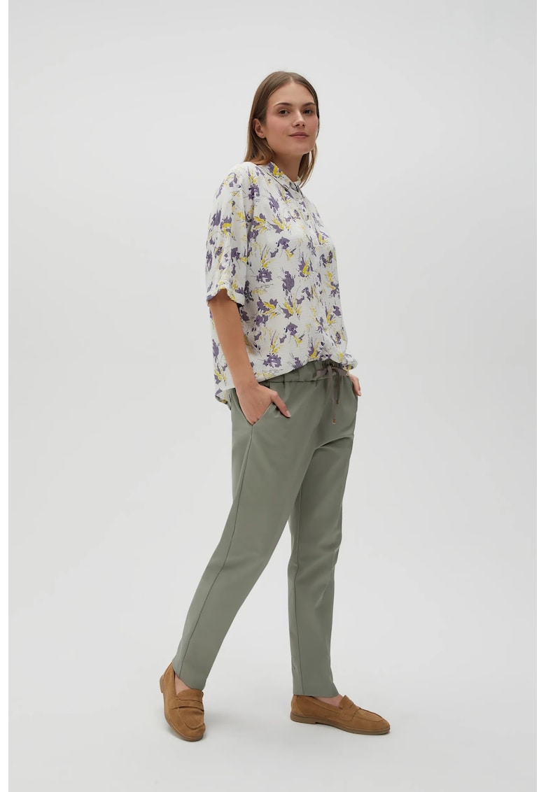 Pantaloni cu picioare drepte olivii - Verde