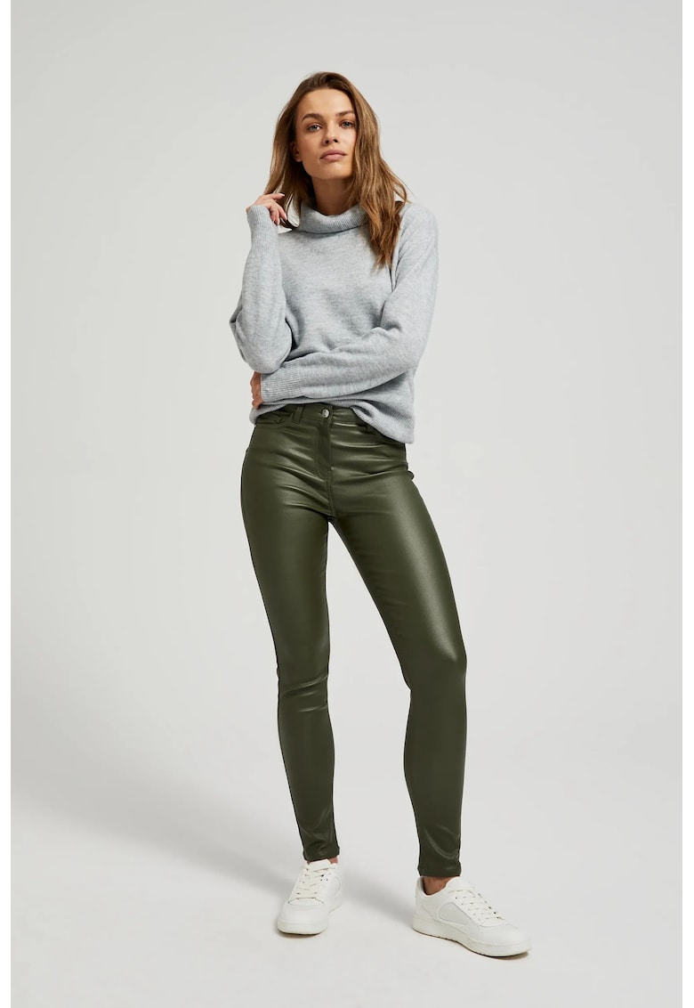 Pantaloni skinny cearati oliv - Verde