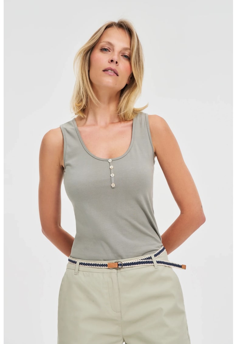Top Oliv Gri - Verde