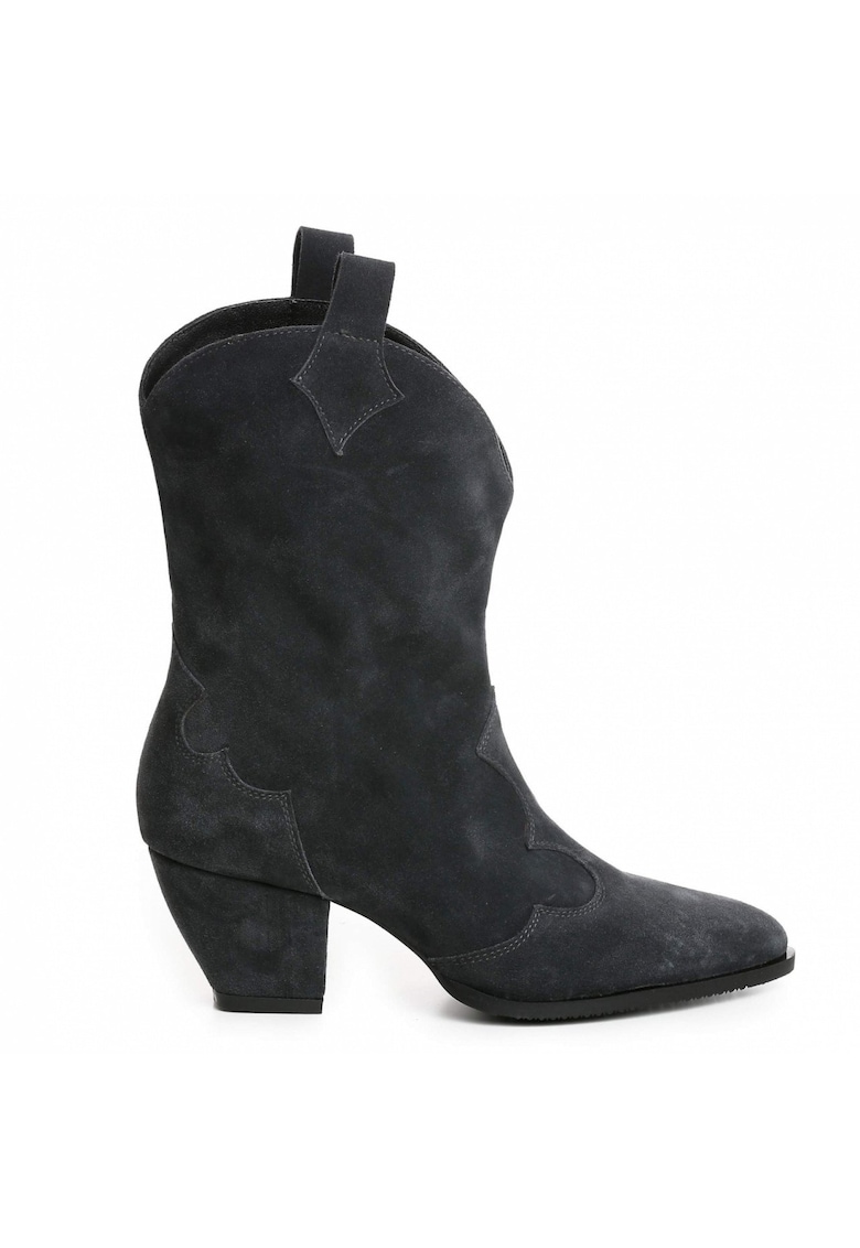 Ciocate Novia piele intoarsa gri inchis