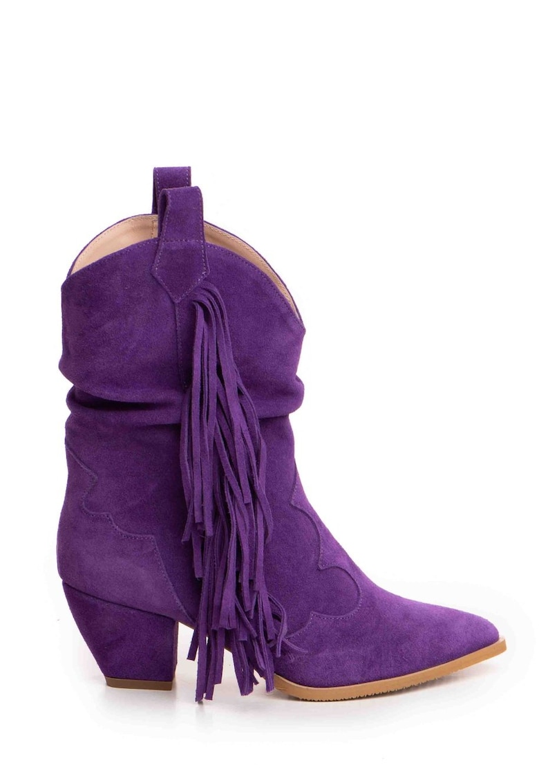 Ciocate Lituania Mov Inchis Piele Intoarsa