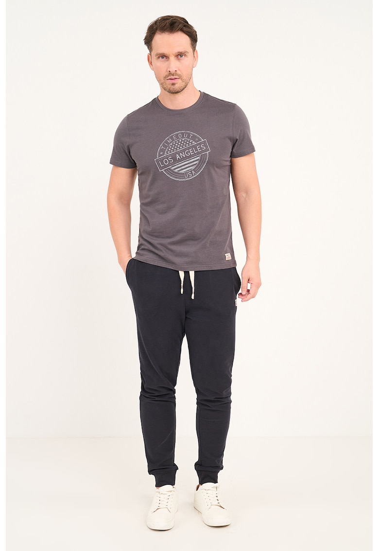 Pantaloni conici de trening cu snur