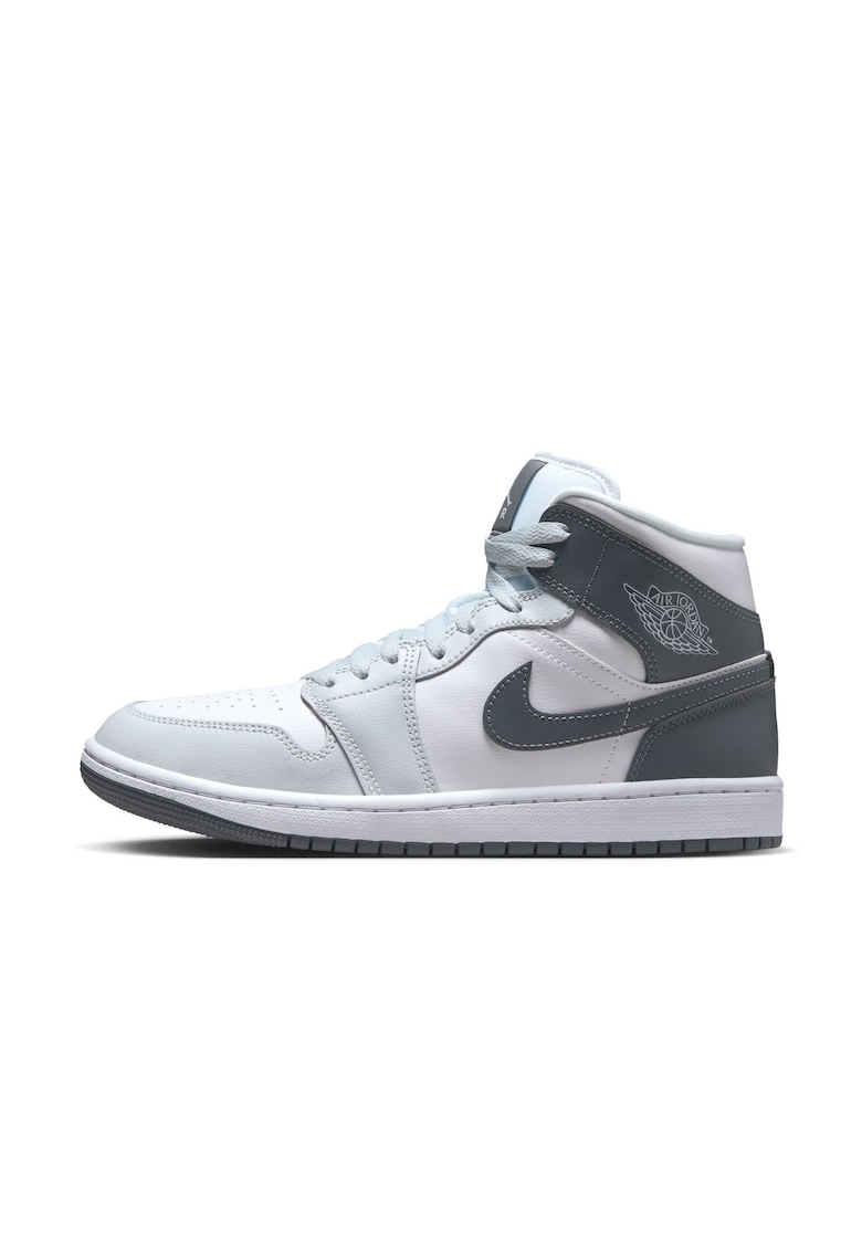 Pantofi sport Air Jordan 1 Mid - piele alb Pantofi sport Air Jordan 1 Mid - piele alb