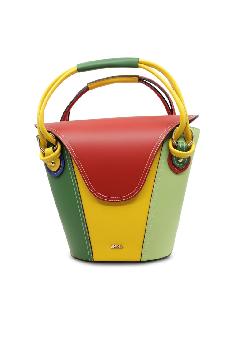 Geanta de mana din piele naturala Dolce Mondo RVGV