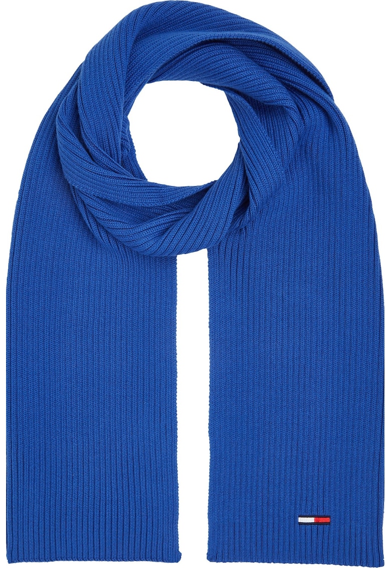 Fular Barbati - Tjm Flag Scarf - Albastru - 50% Bumbac Organic - 50% Acril