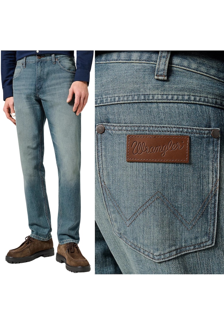 Blugi barbati Greensboro 803 - drepti - albastru sage - W36 L34