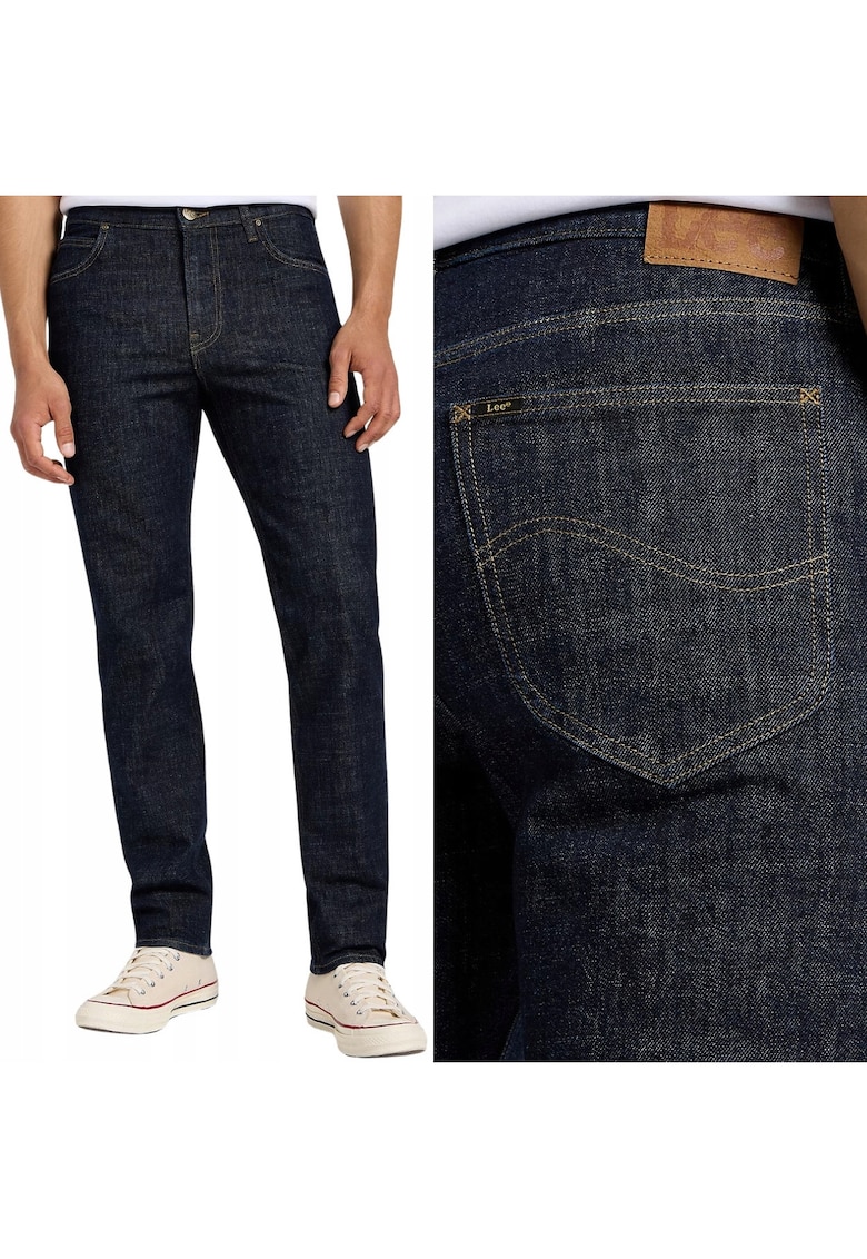 Blugi barbati West Relaxed - largi - drepti - albastru inchis - W28 L32