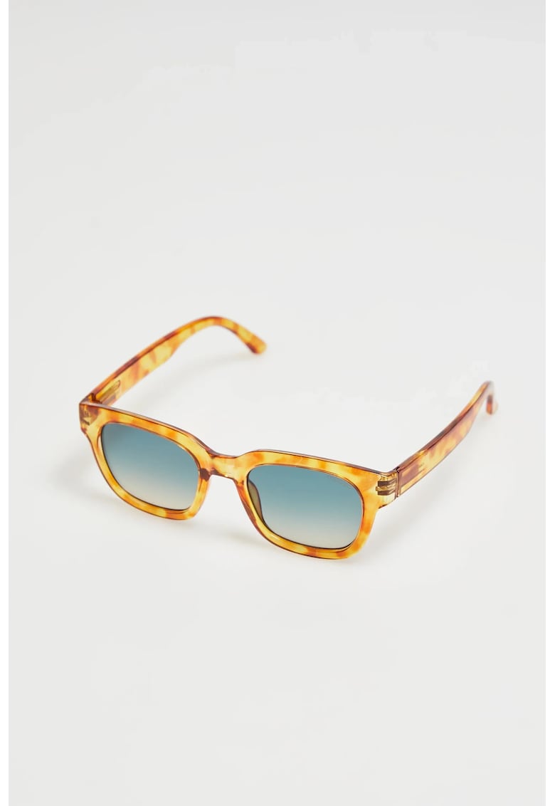 Ochelari de soare dreptunghiulari - rame din plastic maronie - filtrare UV 400 -