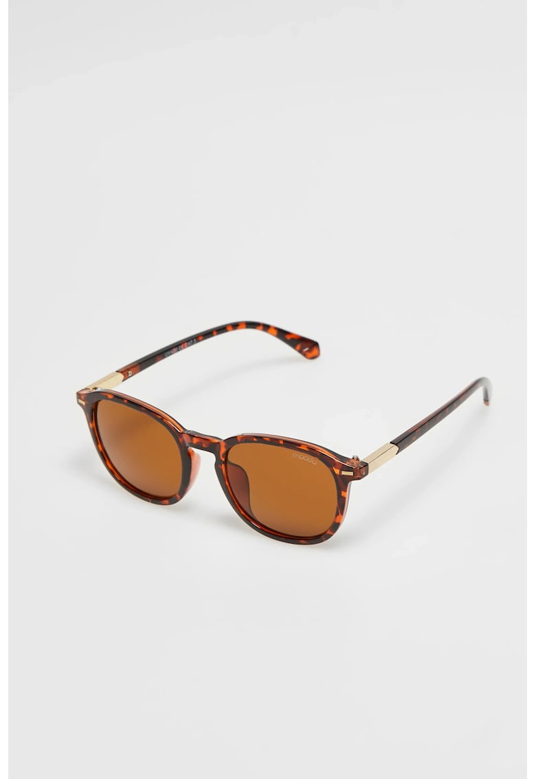 Ochelari de soare maro - dimensiune unic - cu motiv animal - lenti colorate