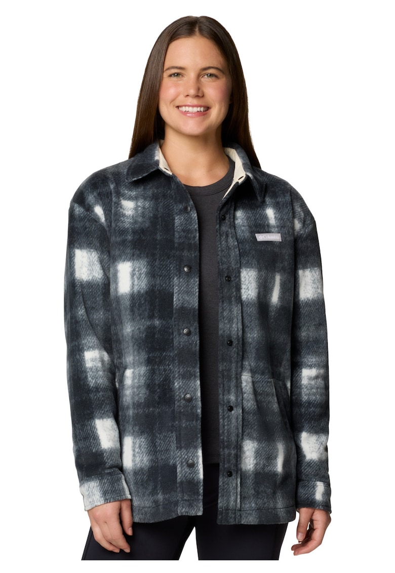 Jacheta dama - Benton Springs Fleece Shirt Jacket II 5661191 - Gri