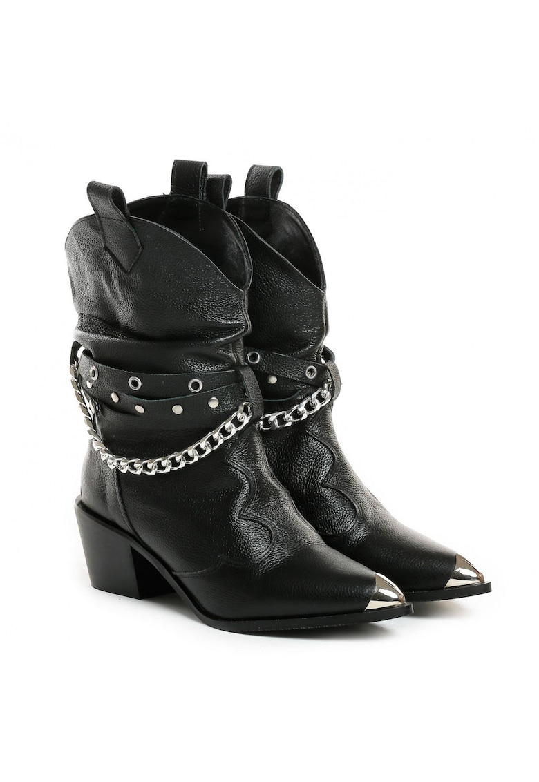 Ciocate Inferno Piele Bizonata Neagra