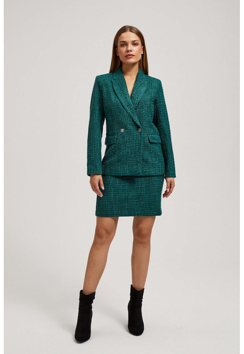 cu nasturi decorativi - Verde inchis