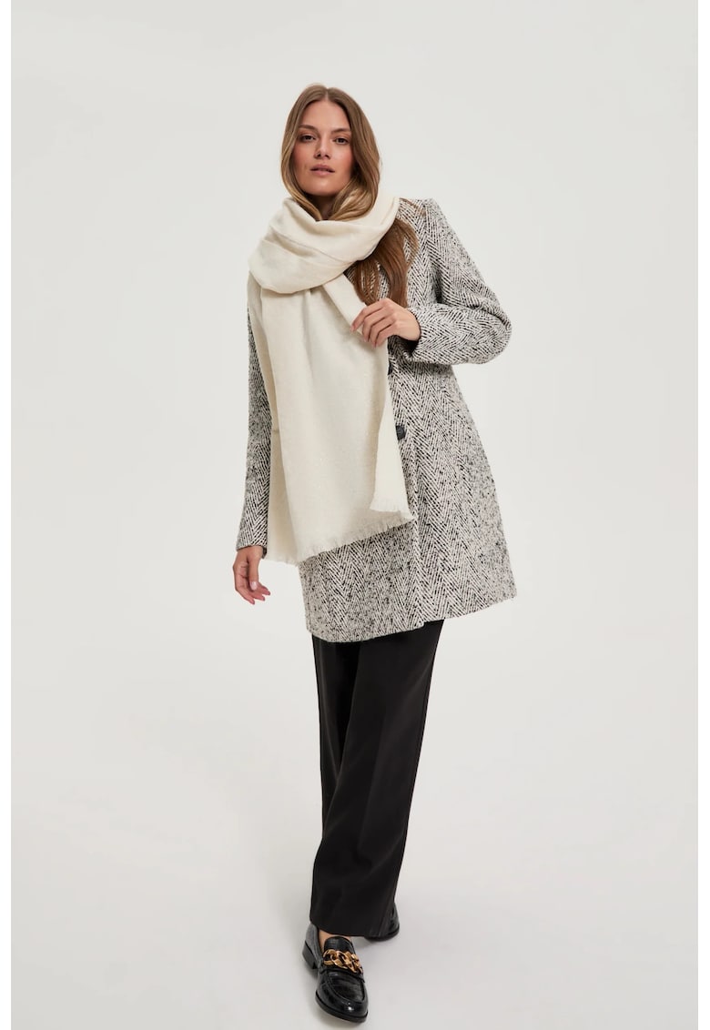Sal bej neted cu franjuri - One Size