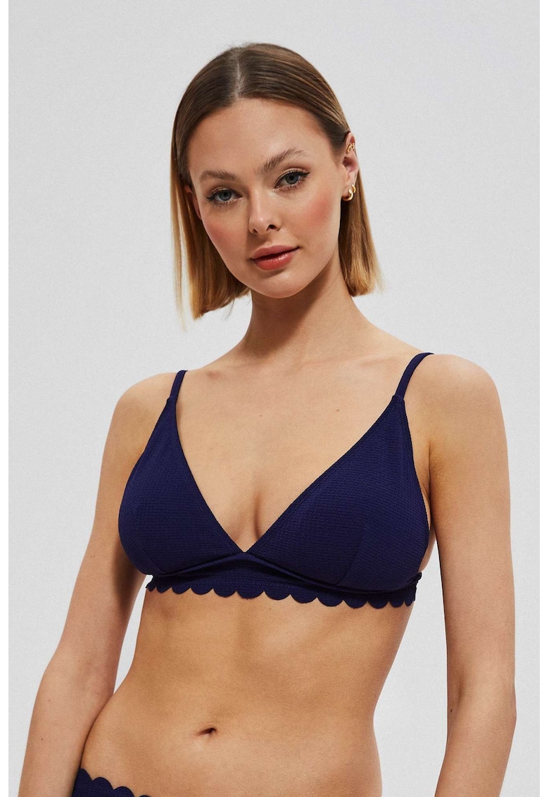 bikini bleumarin - cupe triunghiulare - Bleumarin