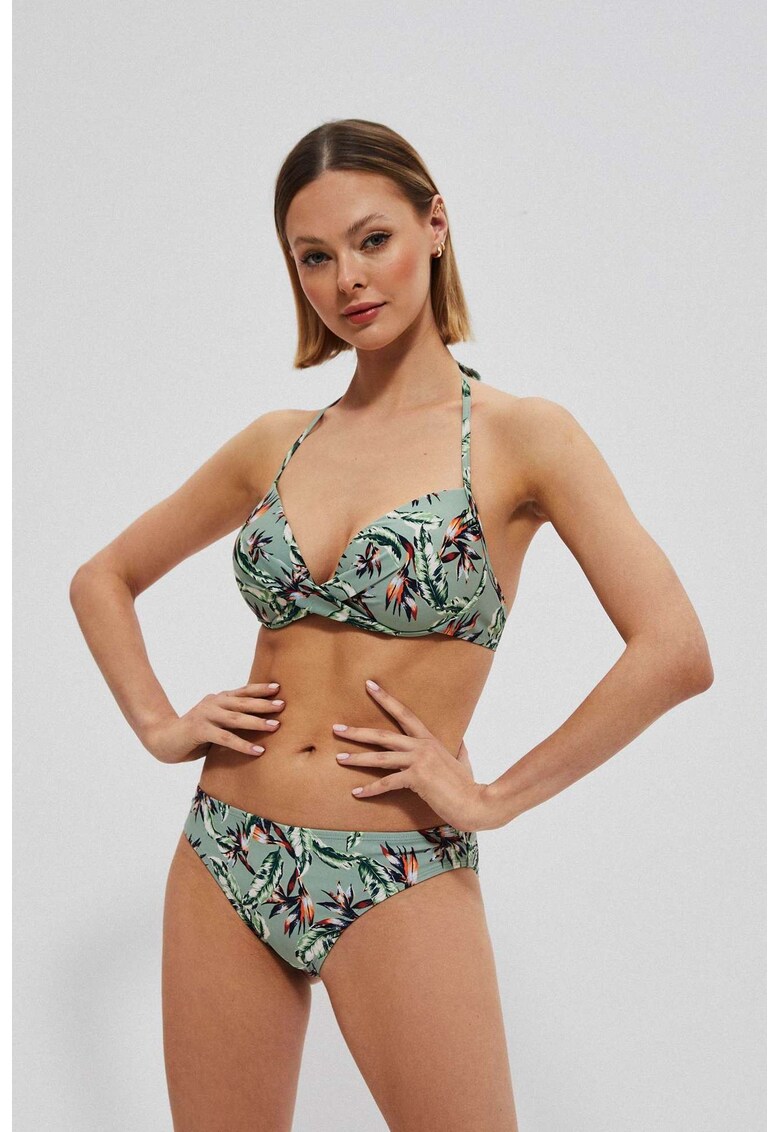 de bikini - floral - verde - Verde