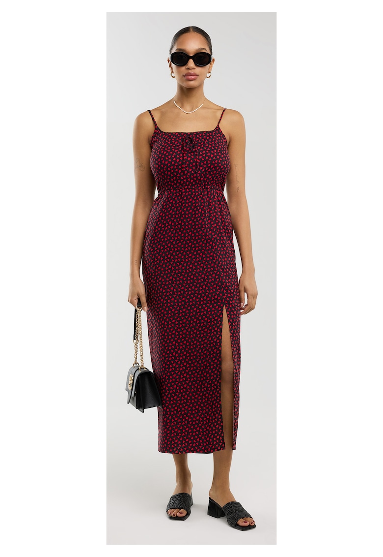 Rochie cu imprimeu cu inimi Frema