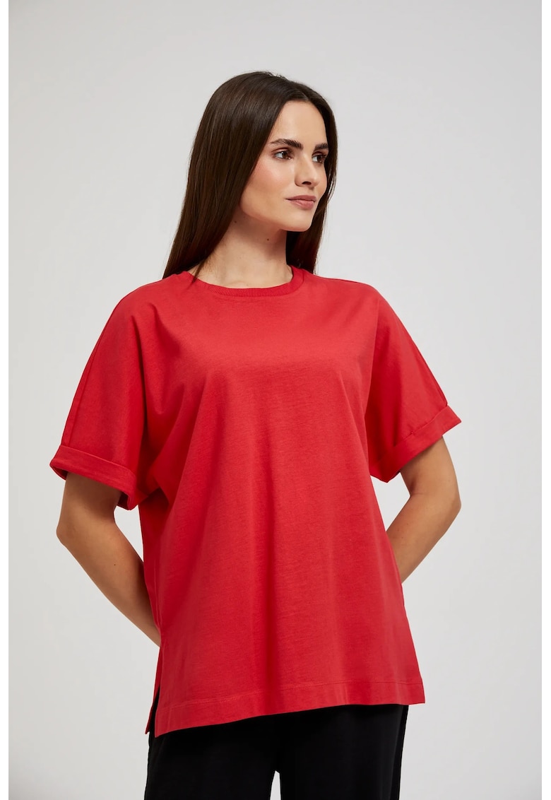 oversize bumbac - Rosu