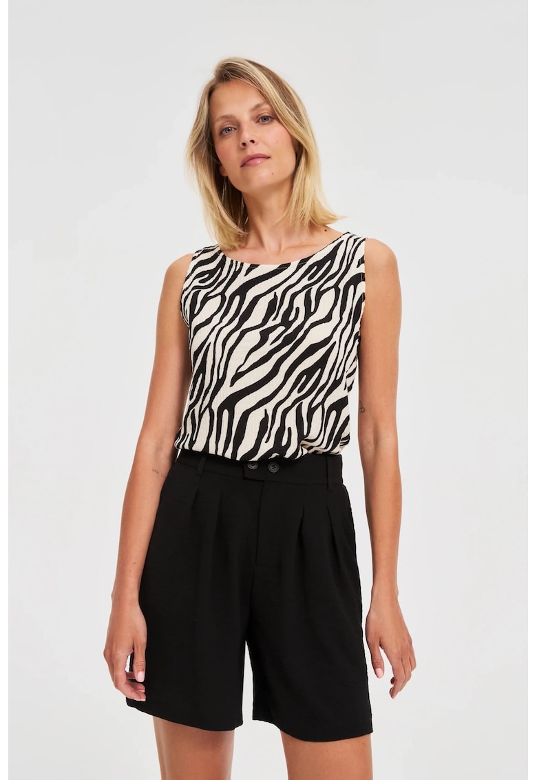 Top animalier - bej - Bej