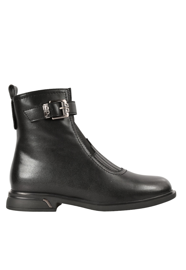 Ghete elegante - dama - DL70034A negru - piele naturala