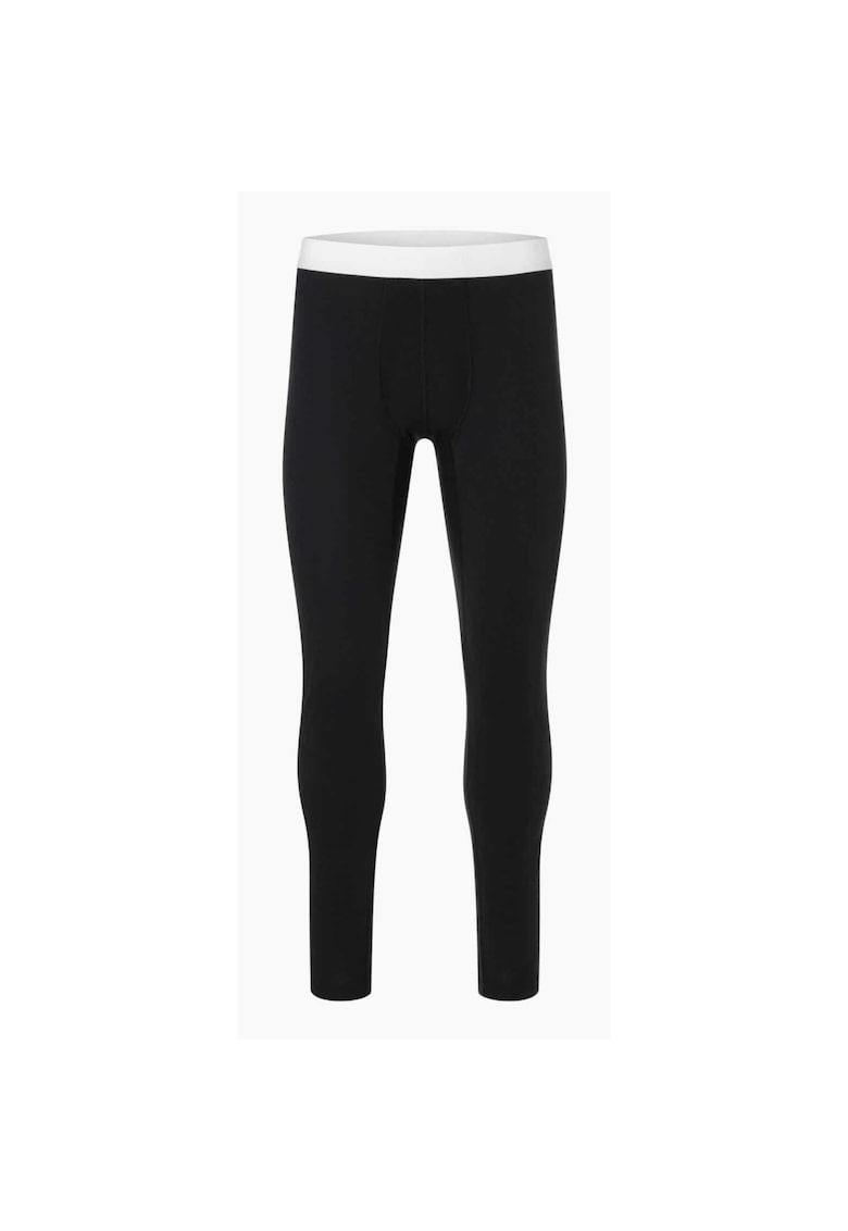 Pantaloni de corp din amestec de lana BIO BASE - pentru barbati - culoarea negru - marimea