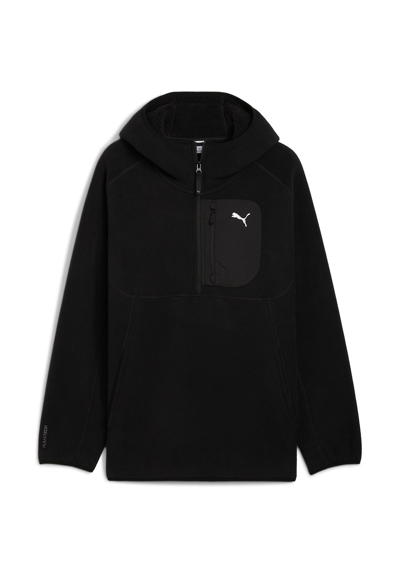 Hanorac barbati tech Half Zip Hoodie - Negru