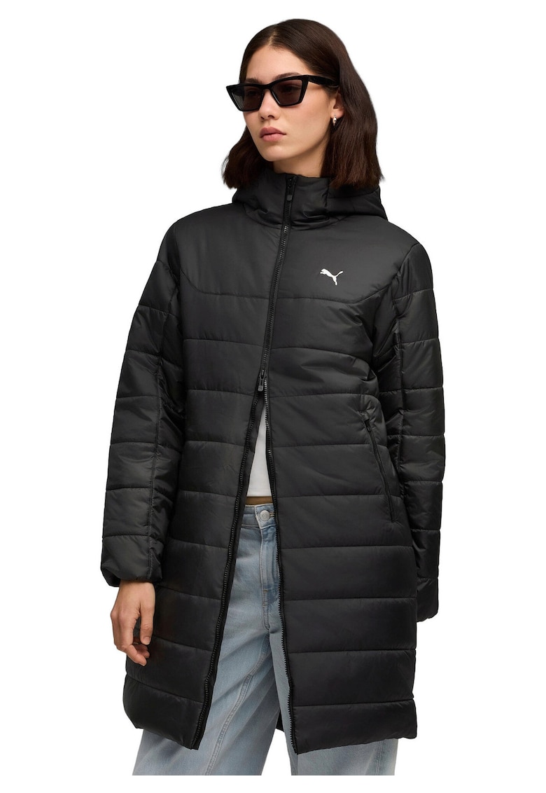 Geaca femei Ess Hooded Padded Parka - Negru - Negru