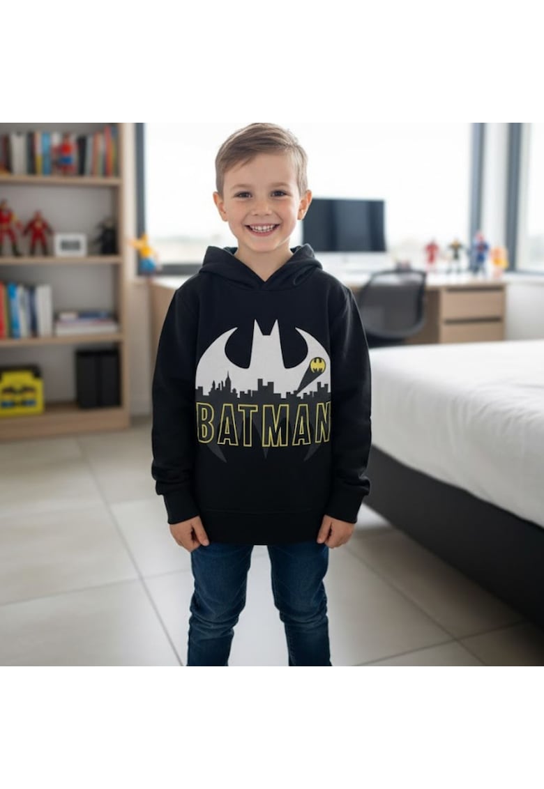 Hanorac regular fit cu imprimeu Batman -