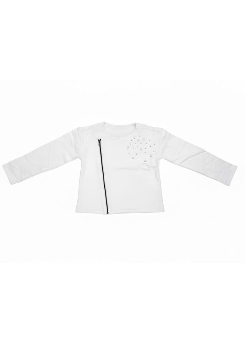 Bluza cu fermoar asimetric -