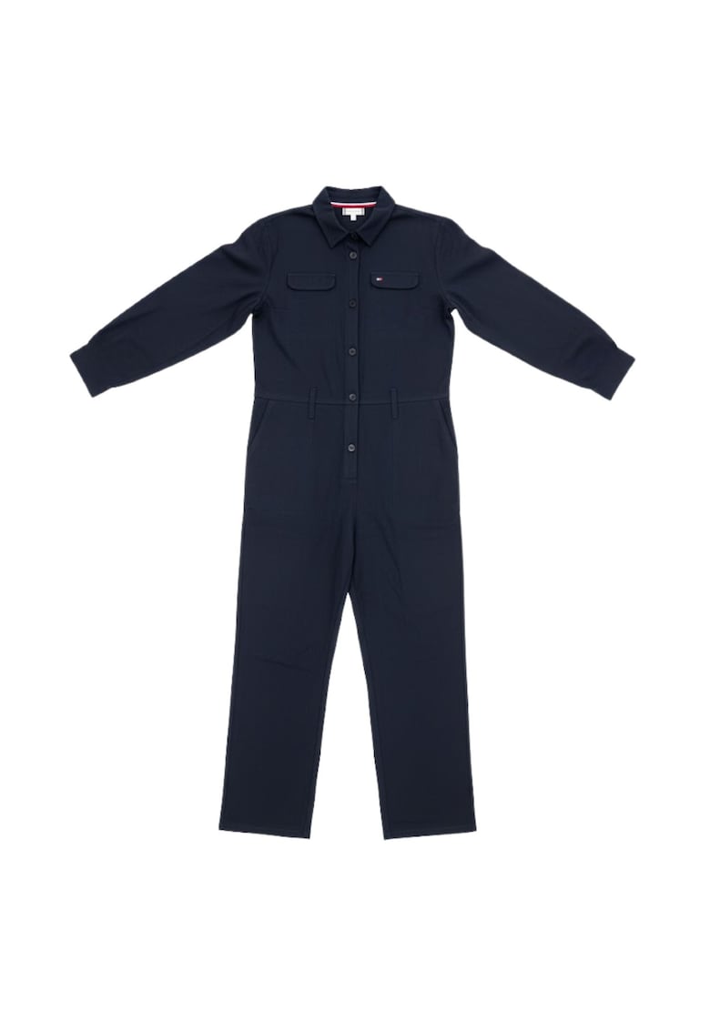 Salopeta cu fenta si nasturi din amestec de bumbac -