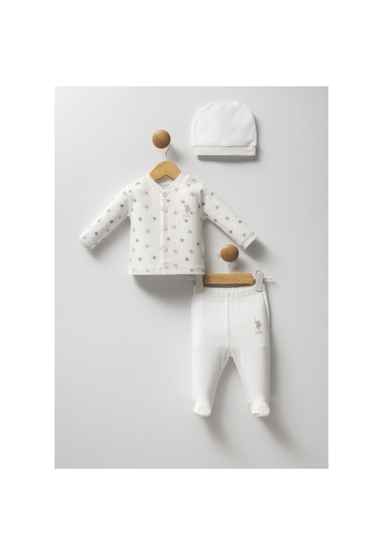 Set trei piese pentru copii - Alb