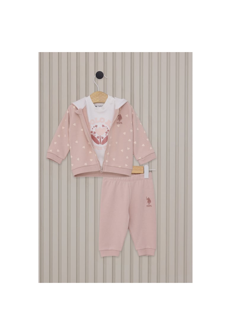 Set doua piese pentru bebelusi - USB2148 - Bej