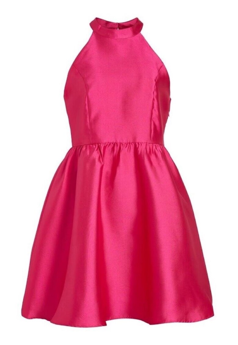 Rochie Dama - Roz - Spate Gol 2304 - Roz