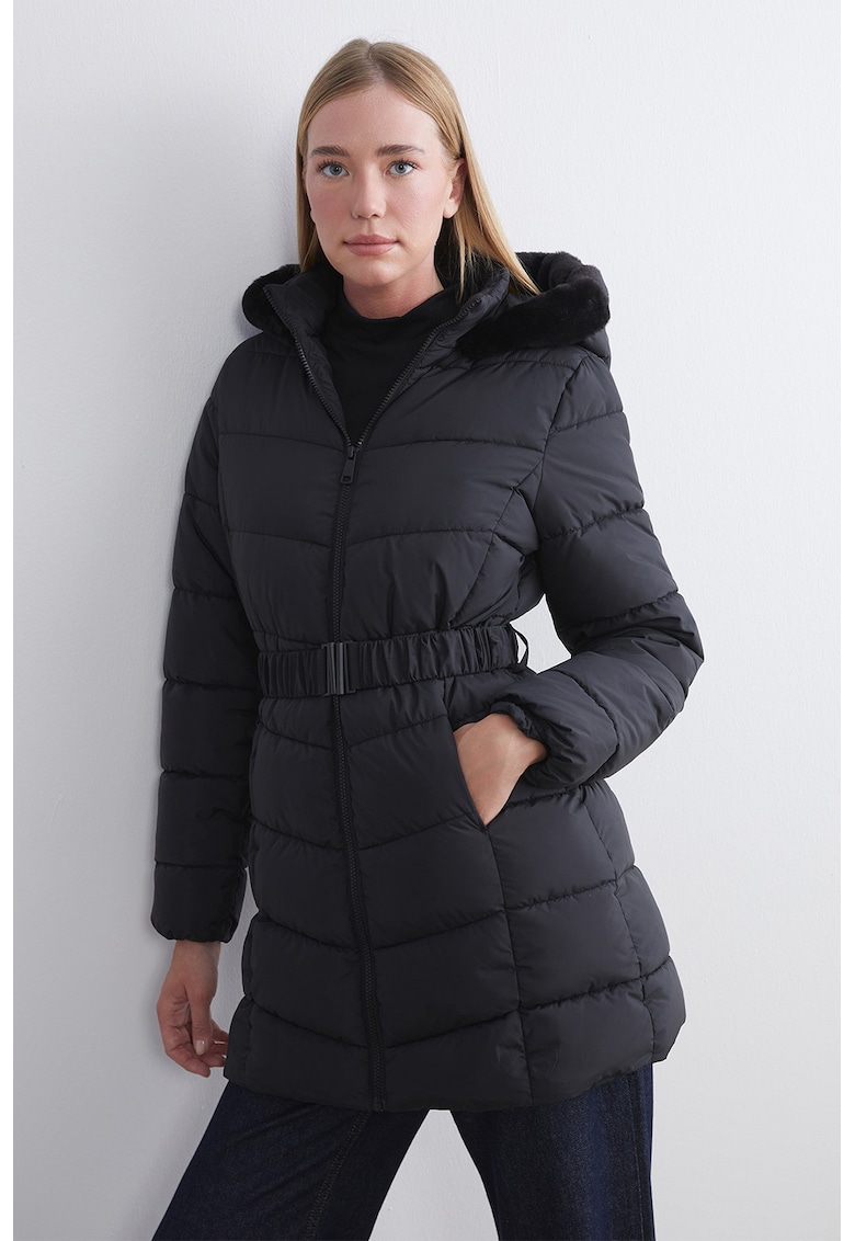 Geaca slim-fit - Negru