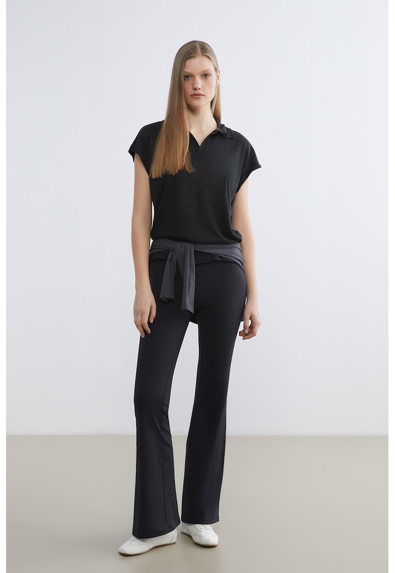 Colanti evazati cu model uni