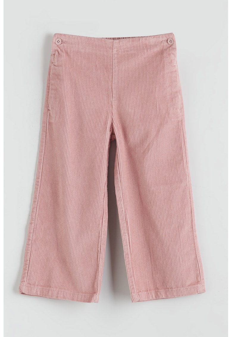 Pantaloni ampli de reiat - Roz deschis