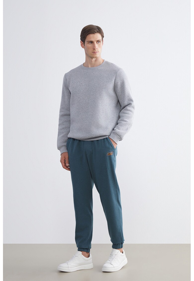 Pantaloni conici de trening - Albastru petrol