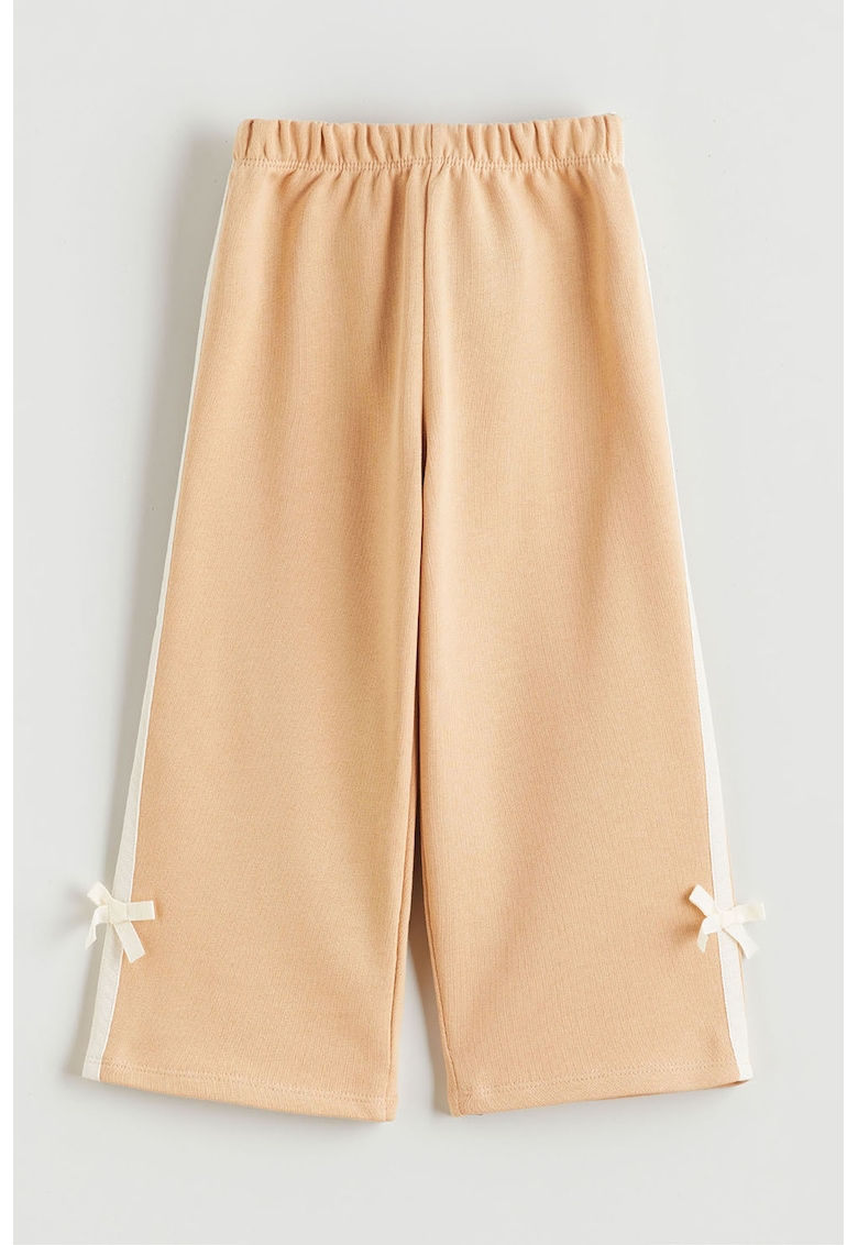 Pantaloni de trening din bumbac cu croiala ampla - Portocaliu deschis