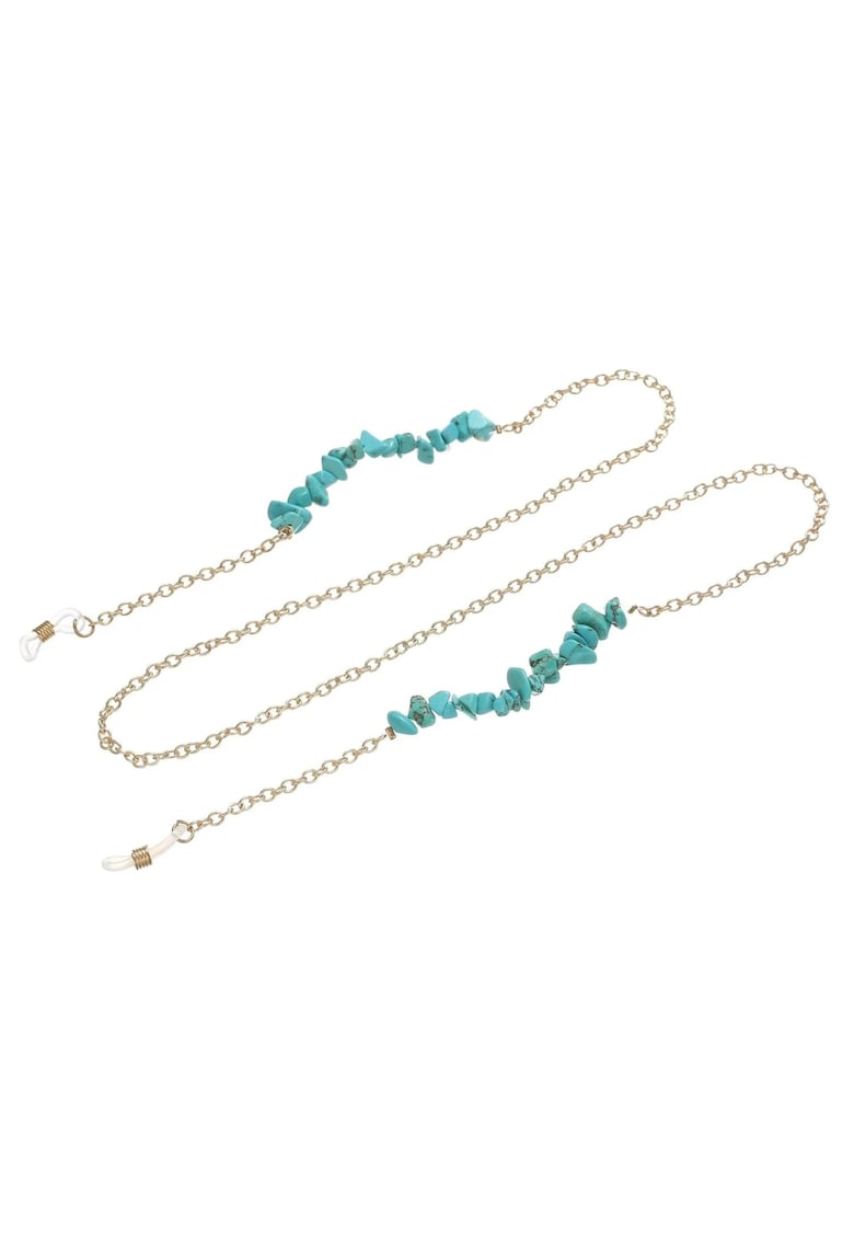 Lant de ochelari - auriu - cu pietre decorative - Sussy C1