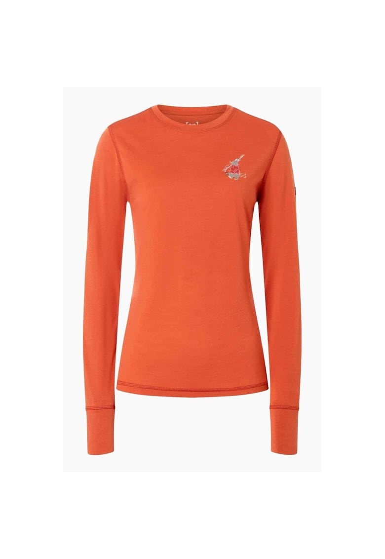 Bluza de corp din amestec de lana TUNDRA175 BUNNY - pentru dame - culoarea portocaliu