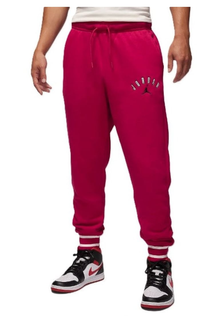Pantaloni pentru Basketball - FB7011-619 - Rosu - Rosu