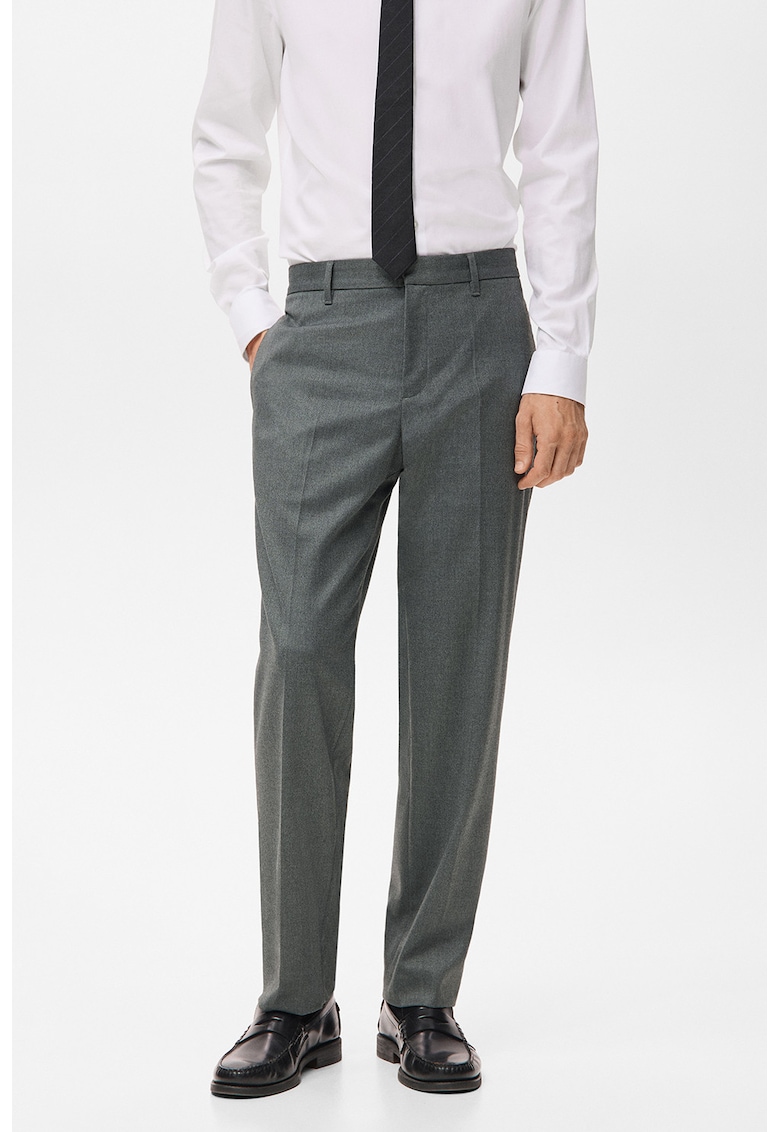 Pantaloni drepti eleganti cu buzunare