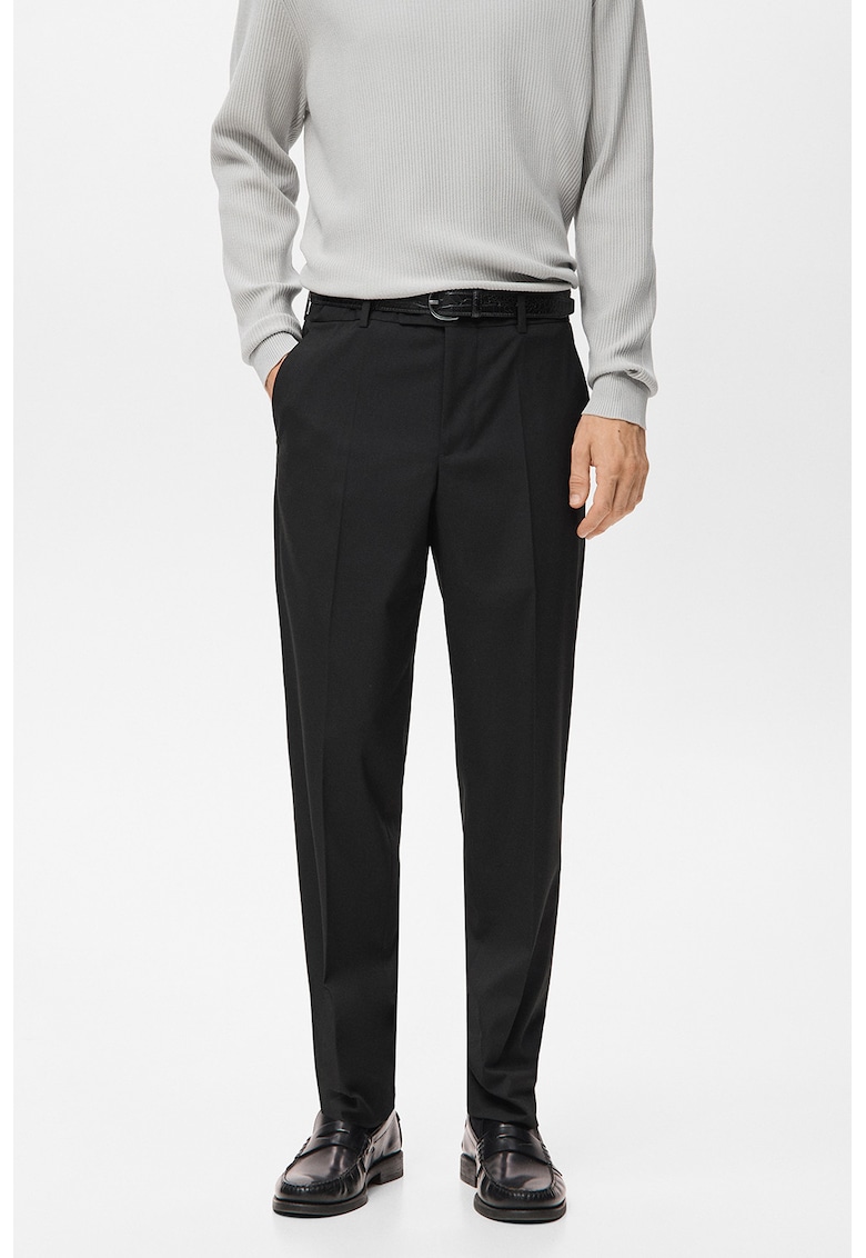 Pantaloni uni conici