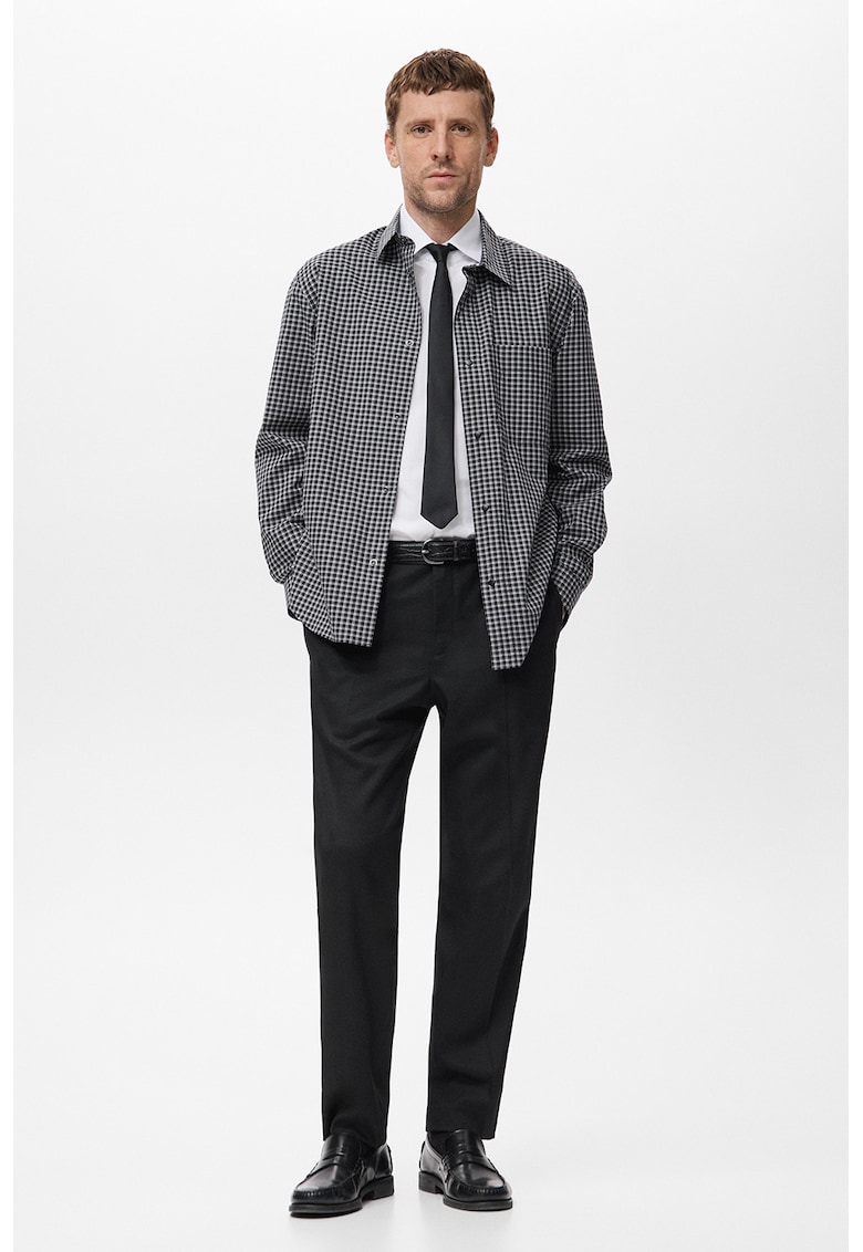 Camasa in carouri cu capse