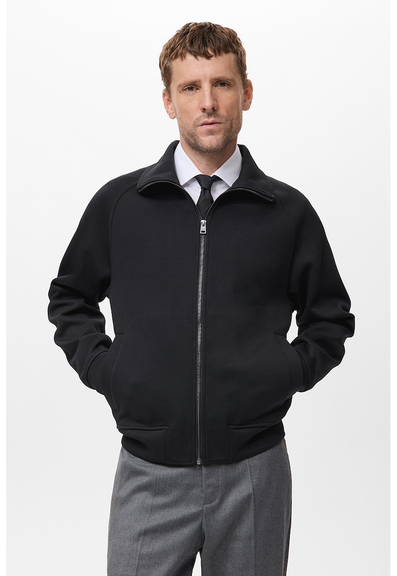 Bluza de trening uni cu fermoar